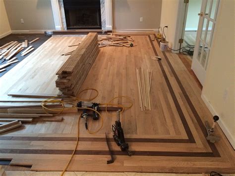 Wood Floor Border Inlay | Wood floor pattern, Installing hardwood floors, Hardwood floors