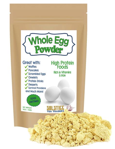 Buy Powdered Whole Dried Eggs, Whole Dehydrated Egg Powder (1 pound), Great for Scrambled Eggs ...