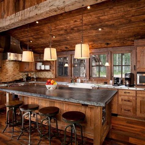 Log Cabin Interior Kitchen – The Urban Decor