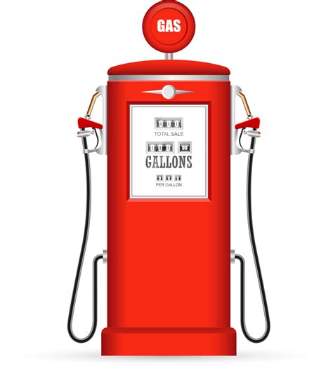 Retro gas pump clip art 8853205 PNG