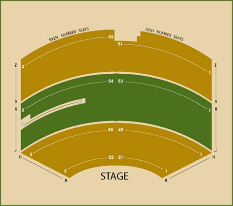 Parker Playhouse :: Seating Charts