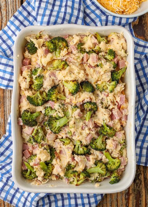 Ham Potato Broccoli Casserole - Vegetable Recipes