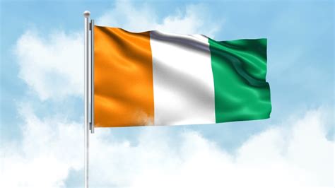 ivory coast flag waving clouds sky Stock Footage Video (100% Royalty-free) 1042564891 | Shutterstock