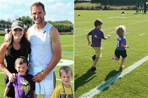 Kirk Cousins Enjoys Training Camp with Wife Julie and Sons Turner and Cooper