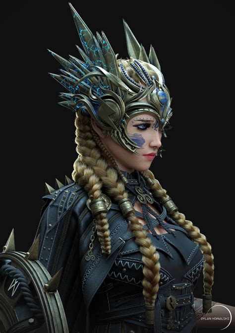 Valkyrie by AntiPROD | Character Art | 3D | CGSociety | Valkyrie tattoo ...