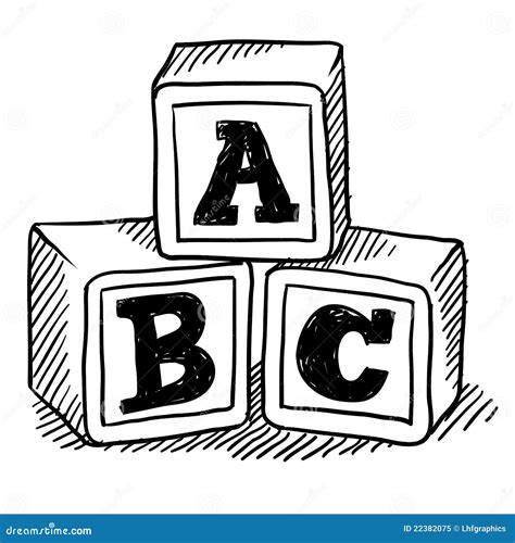 Abc Building Blocks Clip Art