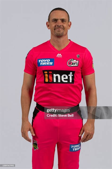 Stephen O'Keefe poses during the Sydney Sixers Big Bash League... News ...