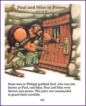 Paul And Silas Bible Story