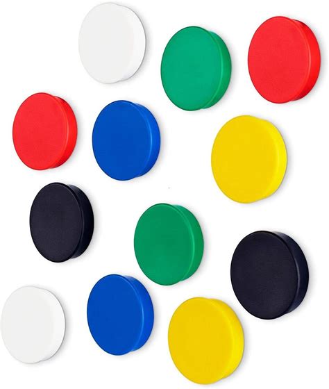 Colourful Whiteboard/ Fridge Magnets, 25mm or 36mm available, packs of 10 & 12 | eBay