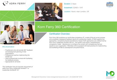 Korn Ferry: Assessments & Certifications – Management Dynamics