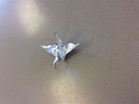 Origami Heart With Gum Wrapper – All in Here