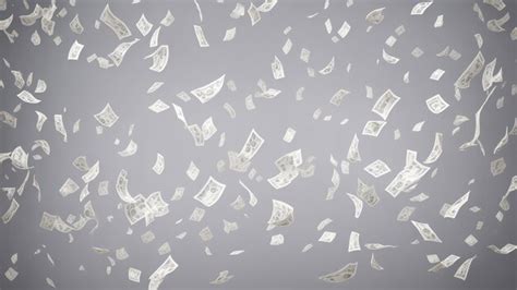 Premium AI Image | Flying dollars banknotes isolated on grey background ...