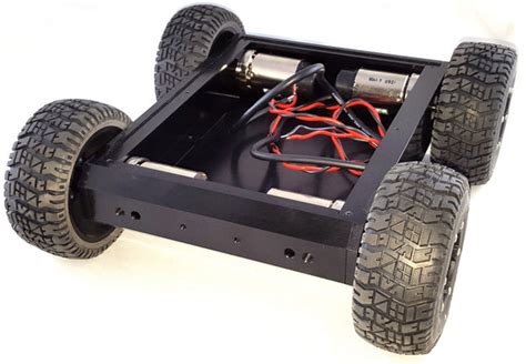 4WD Research Robot Chassis Kit – BotKits.com