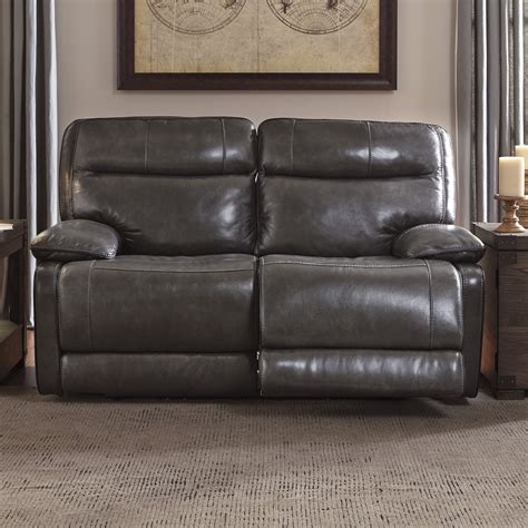 Signature Design by Ashley Leather Reclining Loveseat | Wayfair.ca