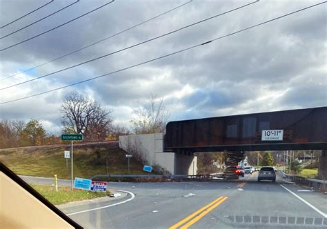 Glenville rail bridge struck by truck...again