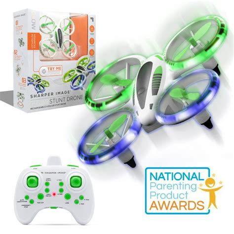 SHARPER IMAGE 2.4GHz RC Glow Up Stunt Drone with LED Lights, Mini ...