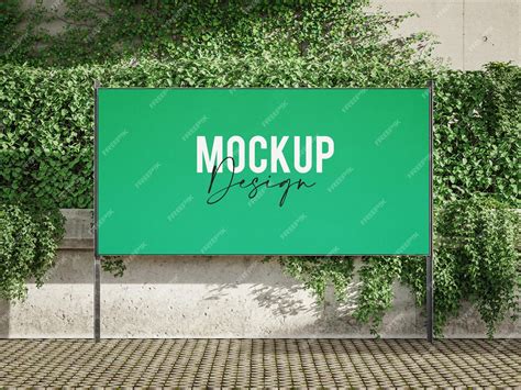 Premium PSD | Outdoor billboard mockup