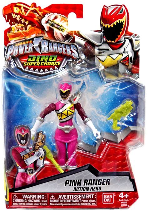 Power Rangers Dino Super Charge Pink Ranger Action Hero 5 Action Figure ...