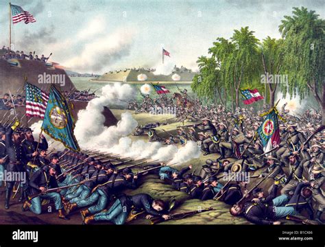 Battle of Corinth - October 3-4, 1862 USA Civil War Stock Photo - Alamy