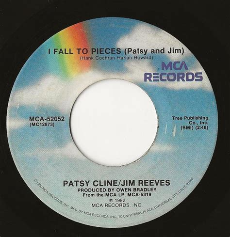 Patsy Cline / Jim Reeves - I Fall To Pieces (Patsy And Jim) (1982 ...