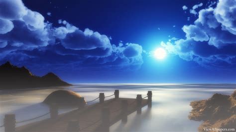 Moon Beach Wallpapers - Top Free Moon Beach Backgrounds - WallpaperAccess