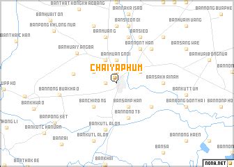 Chaiyaphum (Thailand) map - nona.net