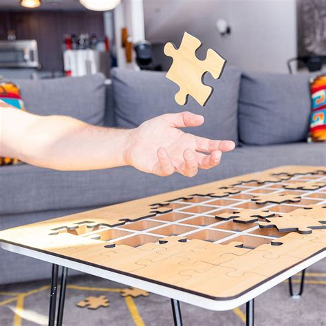 This Coffee Table IS a Jigsaw Puzzle