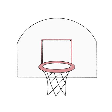 How to Draw a Basketball Hoop - Easy Drawing Tutorial For Kids