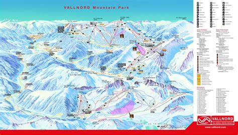 Pal Arinsal Ski Trail Map - Andorra la Vella Andorra • mappery