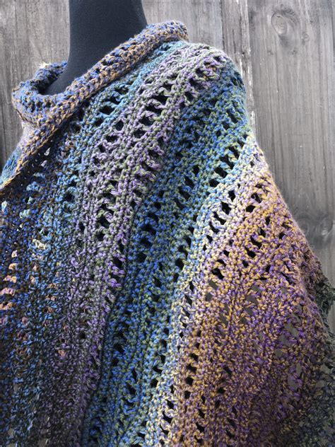 Rivers Shawl Free Crochet Pattern | Rich Textures Crochet