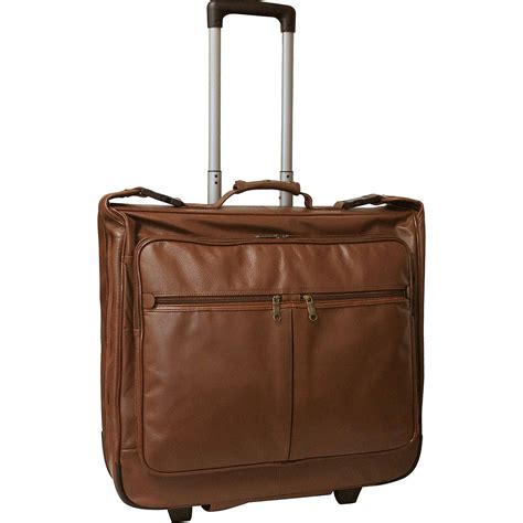 AmeriLeather Wheeled Leather Garment Bag - eBags.com | Leather garment bag, Garment bags, Leather