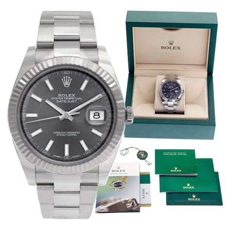 Spotlight: Stainless Steel and White Gold Rolex Datejust 41