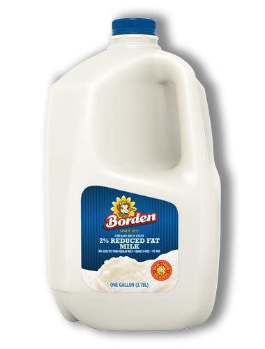 2 Percent Reduced Fat Milk | Borden Dairy