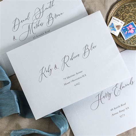 How to Address your Wedding Invitations | Our guide to addressing wedding invitation envelopes ...