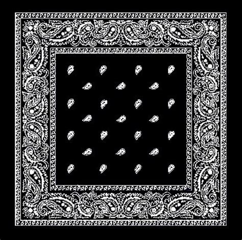 BLACK BANDANA PATTERN | FREE PATTERNS