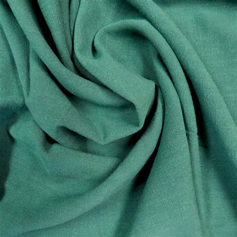 Petrol Viscose Linen Slub Fabric - Wholesale by Hantex Ltd UK EU