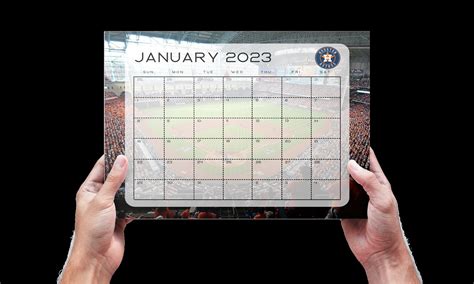 Houston Astros Printable 2023 Monthly Calendar Instant - Etsy