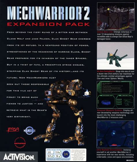 MechWarrior 2: Ghost Bear's Legacy Details - LaunchBox Games Database