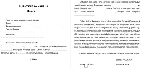 Ini Contoh Surat Kuasa Yang Paling Sering Digunakan Akseleran Blog | Hot Sex Picture