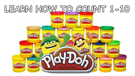 Learn To Count with Play-doh Numbers 1-10 - YouTube