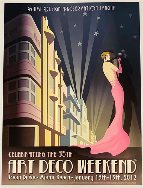 2012 Art Deco Weekend Poster – Celebrating the 35th Art Deco Weekend ...