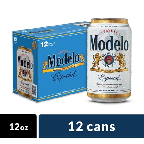 Modelo Especial Mexican Lager Beer, 12 pk 12 fl oz Cans, 4.4% ABV - Walmart.com - Walmart.com