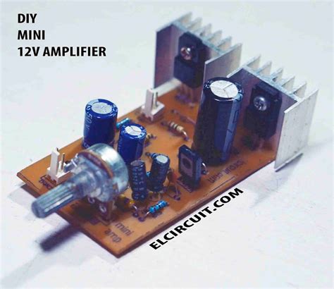 DIY Mini 12Volt Power Amplifier - Electronic Circuit