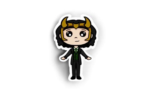 Marvel Inspired Loki Series Loki Sticker | Etsy