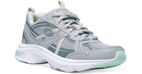 Dr. Scholls Leather Persue Athletic Sneakers in Grey (Green) | Lyst