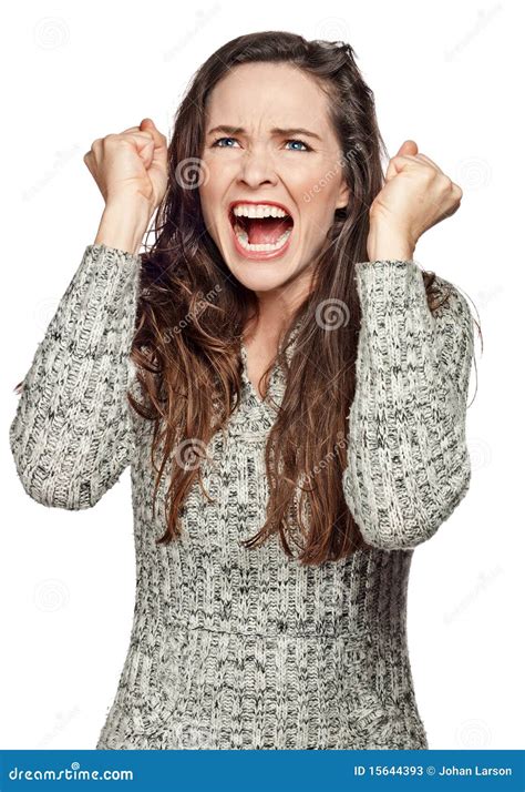 A Very Upset and Angry Woman Stock Image - Image of people, expression: 15644393