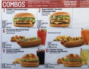 Sonic Drive-In | Menu | Prices – SLC menu