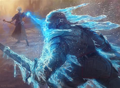 Ray of Frost MtG Art from Adventures in the Forgotten Realms Set by Kim ...