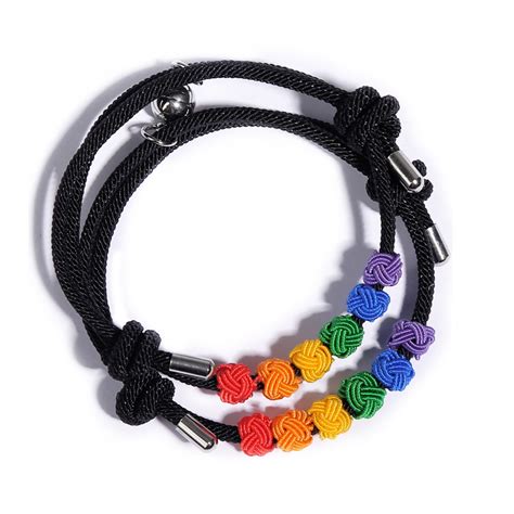 Magnetic Rainbow Bracelets – Magnetic Couples Bracelets