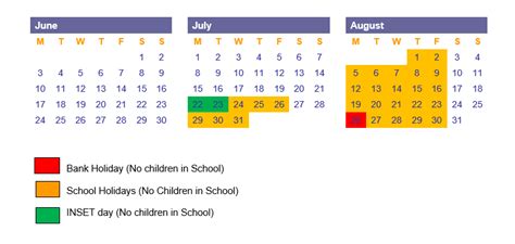 Term Dates – East Dene Primary